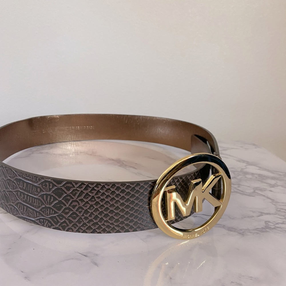 Michael Kors belt brown color, size S